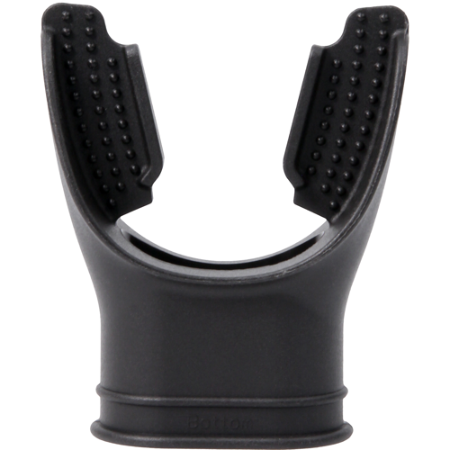 Blue Reef Long Bite Silicone Mouthpiece BLACK