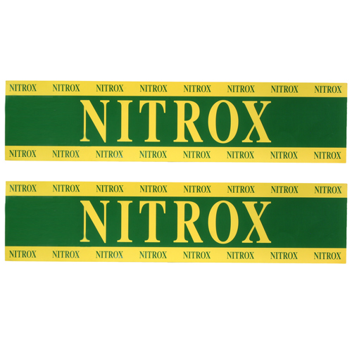 XS Scuba Nitrox Cylinder Sticker, 25.5" x 6"