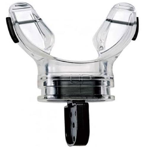 Clear Black Trident Small Soft Bite Mouthpiece 