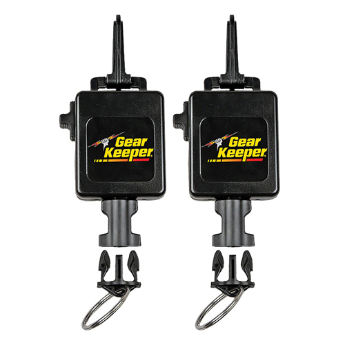 Gear Keeper Scuba Console Snap Clip Locking Retractor 2-Pack