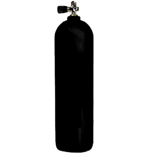 Catalina 100 Cubic Aluminum Tank with Pro Valve Black