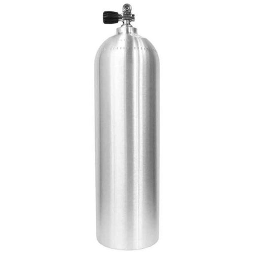 Catalina 100 Cubic Aluminum Tank with Pro Valve Brushed