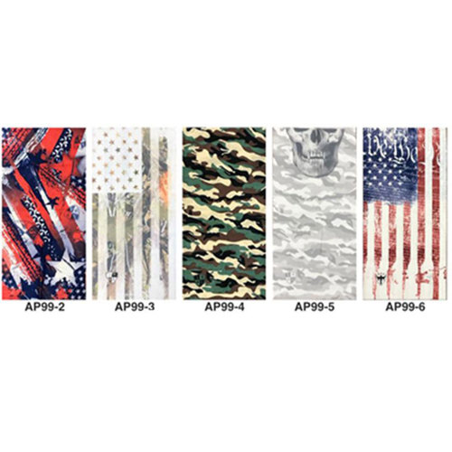 Trident Face Shield Light Grey USA Flag Light Grey USA Flag