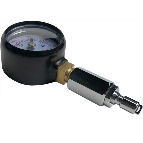 Aqua Intermediate Pressure Gauge with BC Quick Disconnect Fitting