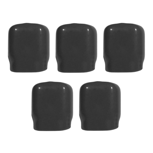 Tank Yoke Style Valve Cover 5-Pack Black