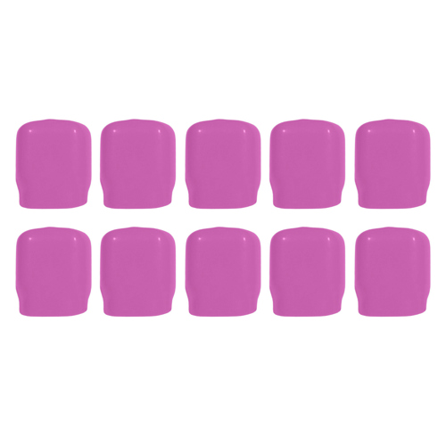 Tank Yoke Style Valve Cover 10-Pack Pink
