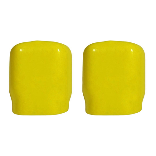 Tank Yoke Style Valve Cover 2-Pack Yellow