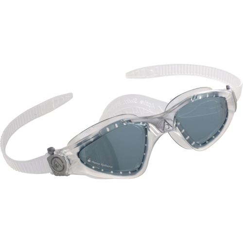 Aqua Sphere Kayenne Men's Swim Goggles with Smoke Lens,Black Frame/Green Accents