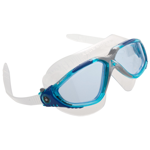 Aqua Sphere Vista Mask with Blue Lenses Grey/Blue