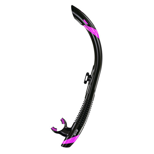 Atomic Aquatics SV2 Semi-Dry Snorkel Black/Fuchsia