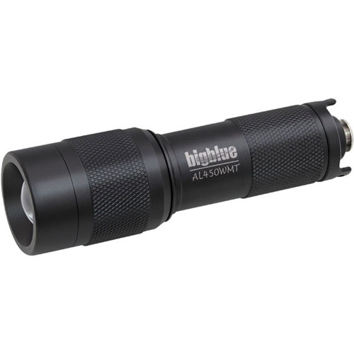 Bigblue AL450WM Wide Beam 450 Lumens LED Light, Tail Switch