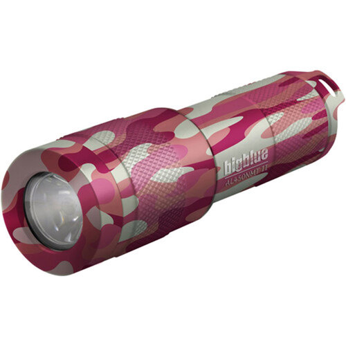Bigblue AL450NMT-II Narrow Beam 450 Lumens LED Light Tail Switch, Pink-Camo