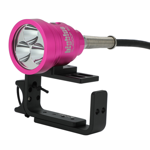 Bigblue Lighthead with Adjustable Goodman Handle for TL4000P EO Pink