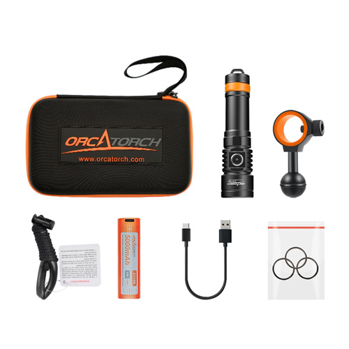 OrcaTorch D710V MK2 2300 Lumens Video Light D710VMK2