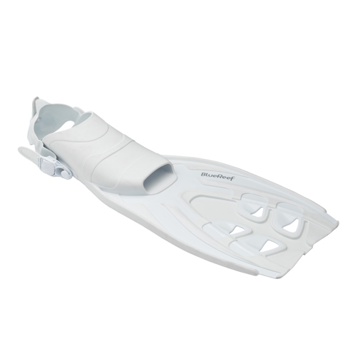 Blue Reef Bay Fins White Small/Medium