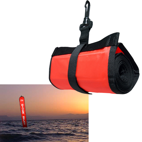 High Visibility Inflatable Surface Marker Buoy SMB Signal Tube With Dive | Canada