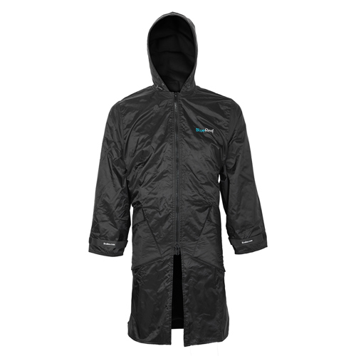Blue Reef Dive Parka with Hood and Polar Fleece Lining - Scuba