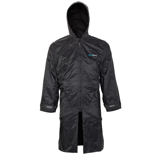 Blue Reef Dive Parka with Hood and Polar Fleece Lining