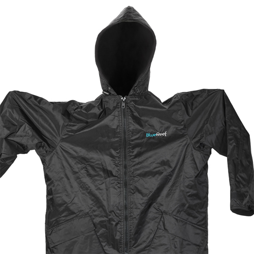 Blue Reef Dive Parka with Hood and Polar Fleece Lining