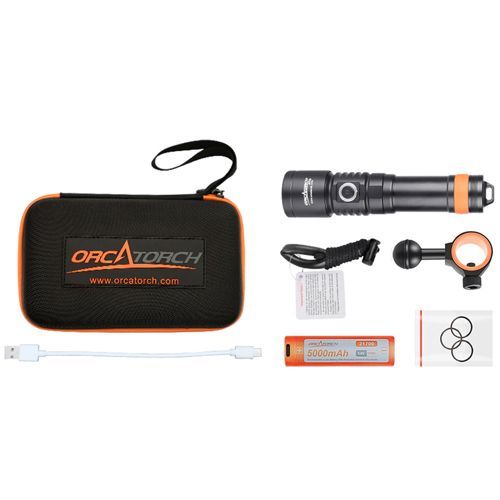 OrcaTorch D710V 2000 Lumens Video Light
