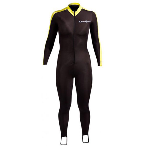 NeoSport by Henderson Spandex Skin Suit Black/Yellow Large