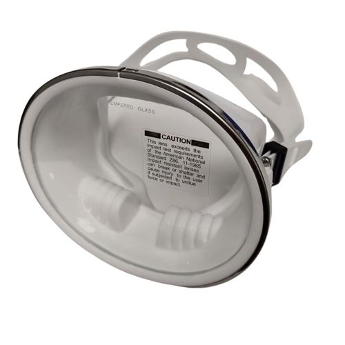 Blue Reef Stern Oval Freediving Mask White