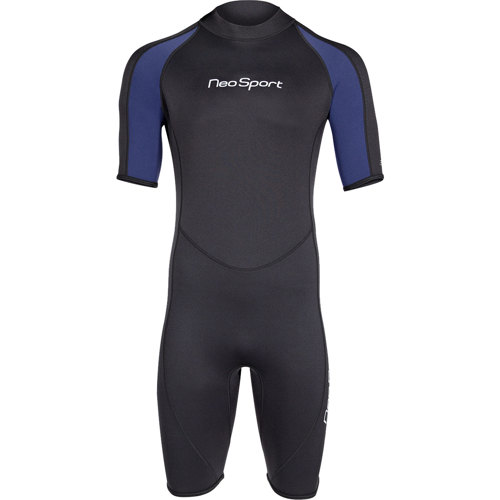 NeoSport 3mm Men's Shorty Wetsuit Large Black/Blue