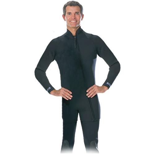 NeoSport Waterman 7mm Step-in Jacket Scuba Diving Wetsuit Men's Black All Sizes 