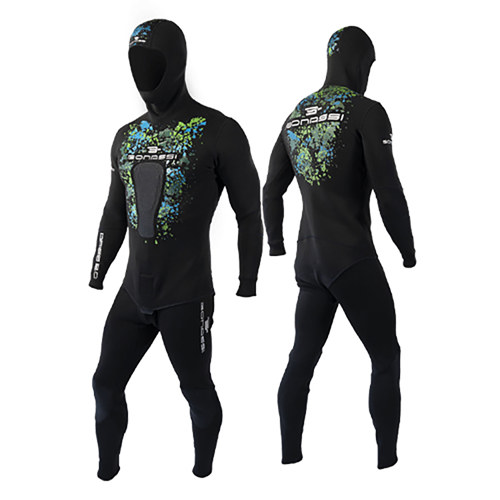 Bonassi 2mm Aries Men's 2-Piece Spearfishing Wetsuit Small