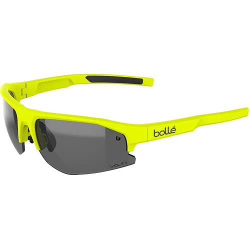 Bolle Bolt 2.0 Polarized Sunglasses, Acid Yellow Matte/Volt+ Gun BS003011