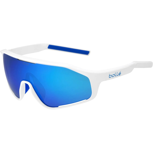 USED Bolle Shifter Sunglasses Shiny White/Brown Blue 12508 display picture 2