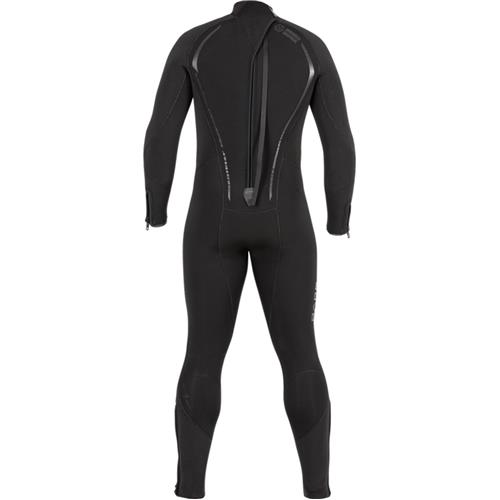 BARE 5mm Men's Elastek Full Wetsuit for Scuba Diving Freediving Size 3XL Black 