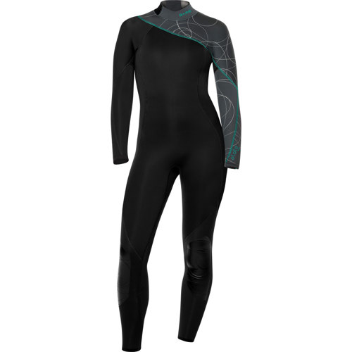 Bare 7mm Elate Women's Full Wetsuit 12 Plus Gray