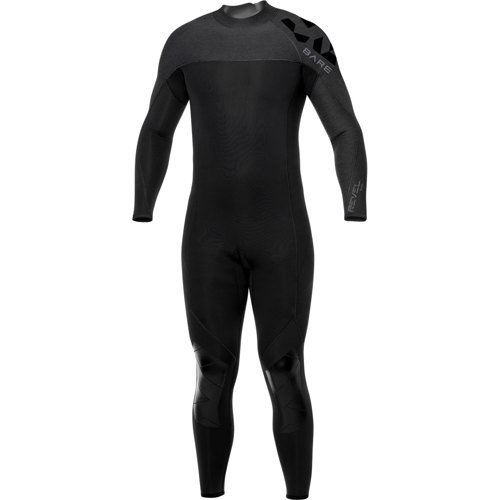 Bare 7mm Revel Men's Full Wetsuit Medium/Large Short Gray