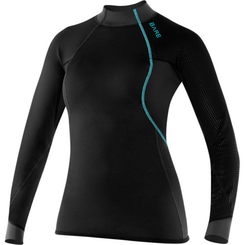 Bare ExoWear Top Long Sleeve for Women, Black 12
