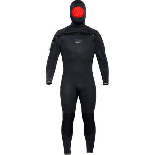 Bare 8/7mm Velocity Ultra Men's Hooded Semi-Dry Suit