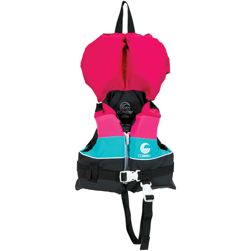 Connelly Infant Retro Nylon Life Vest Black/Pink