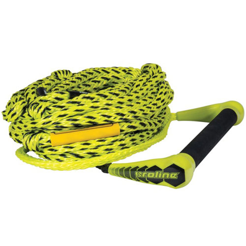 Connelly Sport Package 75' (22.86m) Rope with Recreational Handle, 8 Section Air Mainline, Black/Yellow
