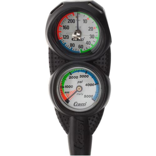 Cressi Miniconsole 2 Pressure Gauge, Imperial
