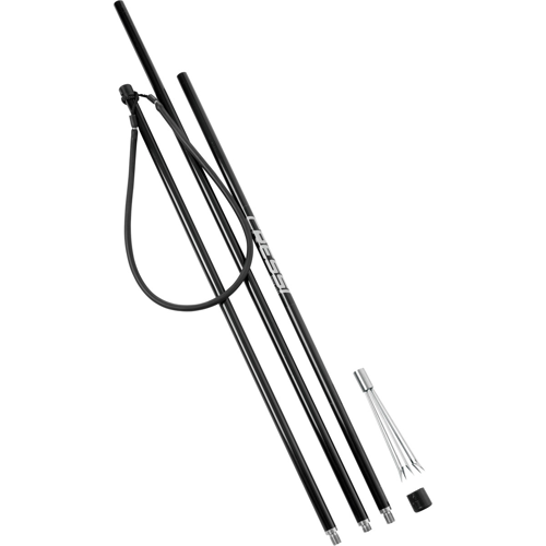 Cressi 6.5' (2m) Aluminum Pole Spear, 3 Piece - Scuba