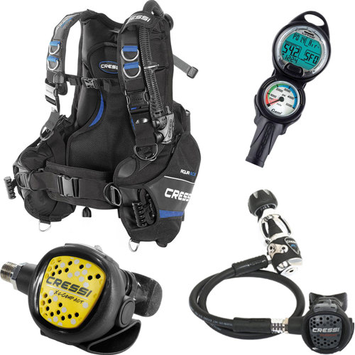 Cressi Scuba Set START PRO: BCD & regulator – Diving Specials Shop