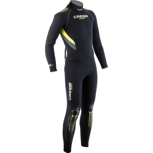 Black/Grey M/3 Cressi Mens Castoro Monopiece Wetsuit 5mm Modular Diving Black/Grey M/3 Cressi Mens Castoro Monopiece Wetsuit 5mm Modular Diving