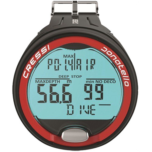 Cressi Donatello Wrist Computer Black/Red