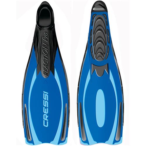 Scuba Snorkel Dive Fins Cressi Reaction Pro Full Foot Fins Made in Italy 