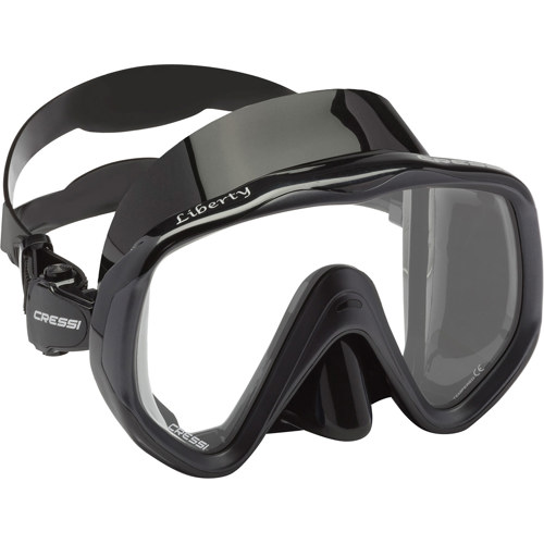 Cressi Liberty 1 Window Scuba Mask Black