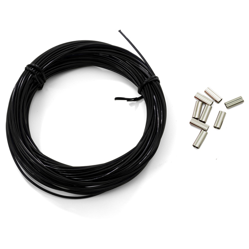 Cressi 1.6mm Multifilament with 8 Crimps 25' Black 25 ft
