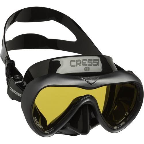 Cressi A1 Mask Yellow Black/Graphite