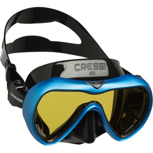 Cressi A1 Mask Yellow Black/Blue