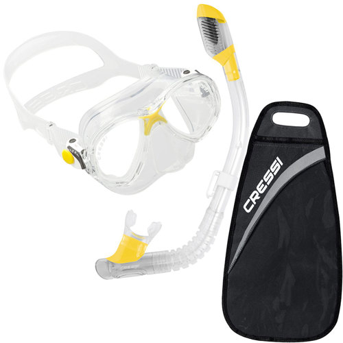 Cressi Marea JR Mask Dry Snorkel Package