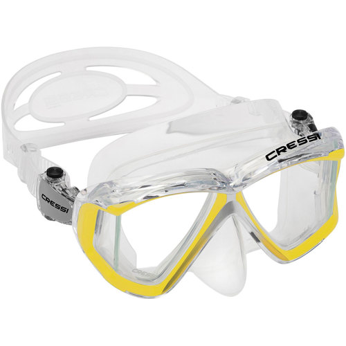 Cressi Liberty Quattro Mask, Clear Silicone